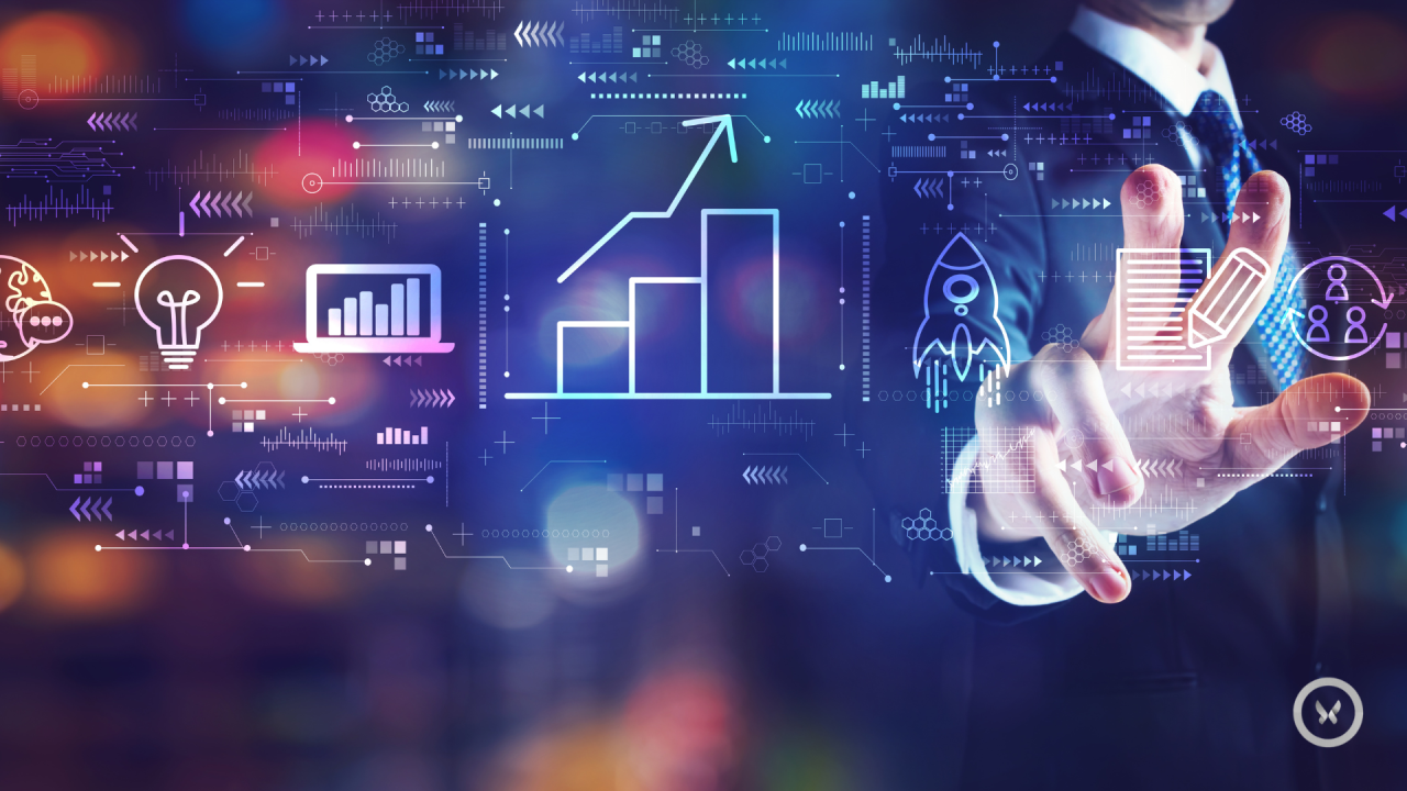 Team collaborating on technology